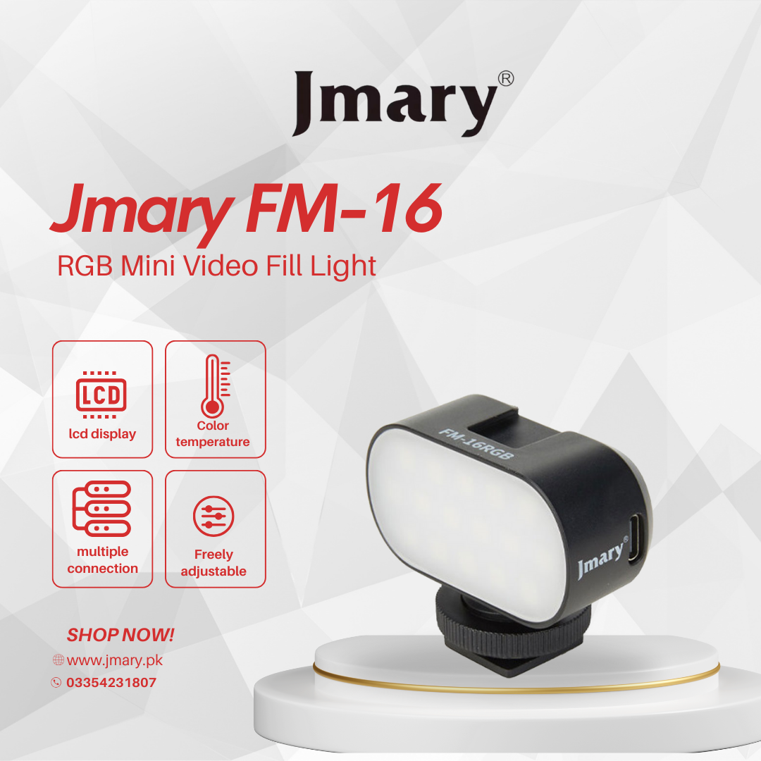 Jmary FM-16 RGB Mini Video Fill Light